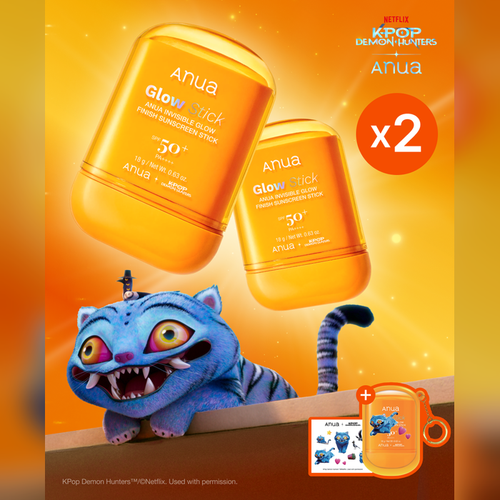 Anua - Glow Finish Sunscreen Stick 1 + 1 (Demon Hunter)