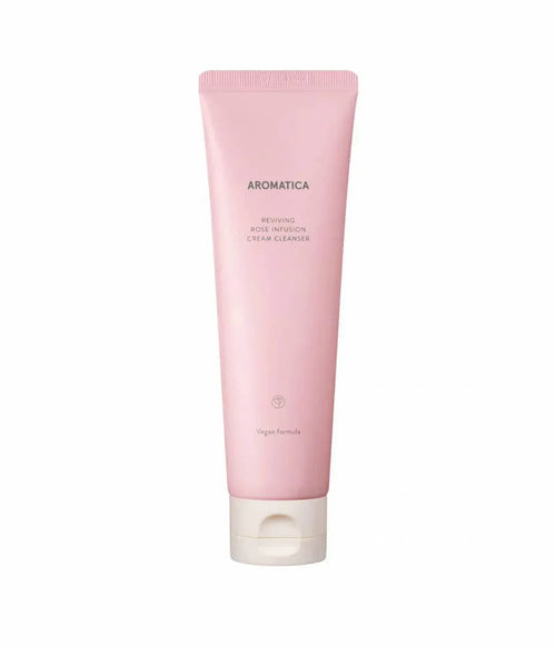 Aromatica - Reviving Rose Infusion Cream Cleanser 145ml - Koreabe