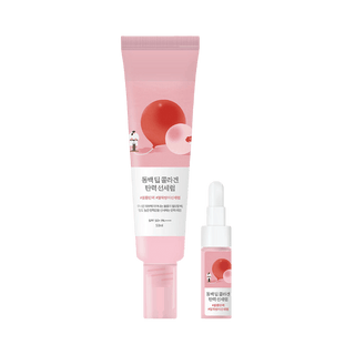 Round Lab - Camellia Deep Collagen Firming Sun Serum Set SPF50+ PA++++ 50ml - Koreabe