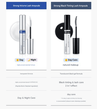 WakeMake - Strong Volume Lash Ampoule / Strong Black Tinting Lash Ampoule 75g - 2 Types - Koreabe