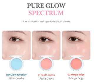 Giverny - Dewy Gel Glow Blusher - 3 Colors - Koreabe