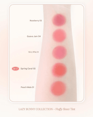 Giverny - Fluffy Dual Sheer Tint 3.5g - 5 Colors - Koreabe
