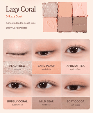 Giverny - Soft Eye Palette 5g - 3 Colors - Koreabe