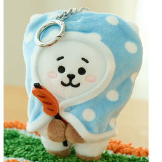 BT21 - Llavero con forma de muñeco con manta para fogata de RJ