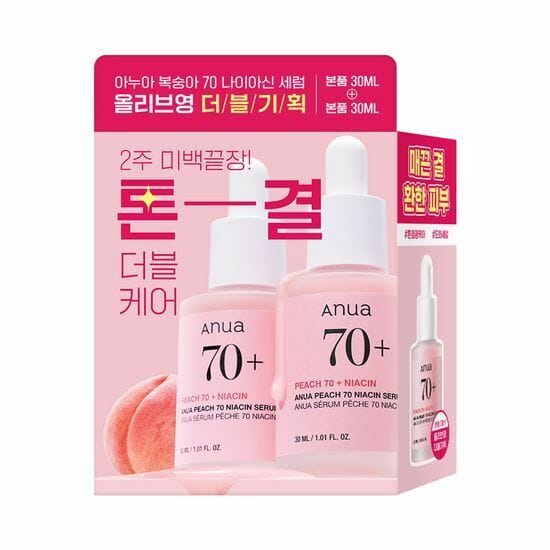 Anua - Peach 70 Niacin Serum 30ml x 2