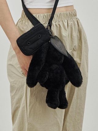 NJ - X Coller Rabbit Pouch Black - Koreabe