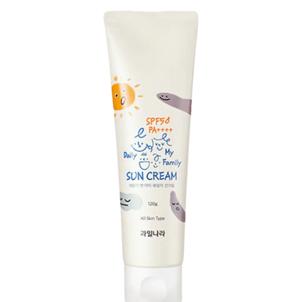 Kwailnara - Daily My Family Suncream SPF50+ PA++++ 120g – Koreabe