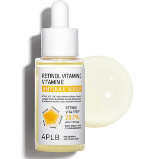 APLB - Retinol Vitamin C Vitamin E Ampoule Serum 40ml x 2 - Koreabe