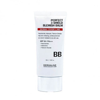 Dermaline - Perfect 3 Shield Blemish Balm SPF PA+++ 50ml - Koreabe