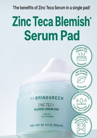 Bringgreen - Zinc Teca Blemish Serum Pad 100ea