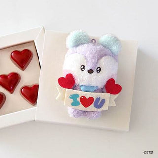 BT21 minini doll key ring [Allover / I LOVE YOU] - MANG - Koreabe