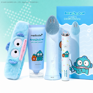 Medicube - Booster Pro Mini Plus + Cleansing Head + Zero Foam Cleanser Set (Hangyodon Version)
