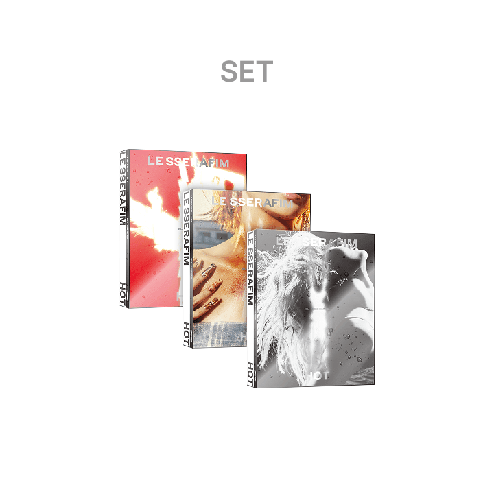 LE SSERAFIM - 5th Mini Album 'Hot' (3 Set) – Koreabe LE SSERAFIM - 5th Mini Album 'Hot' (3 Set) – Koreabe