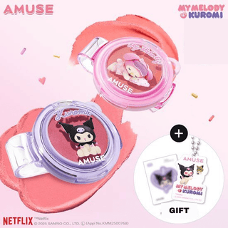 Amuse - Powder Lip & Cheek (My Melody X Kuromi) - 2 types - Koreabe