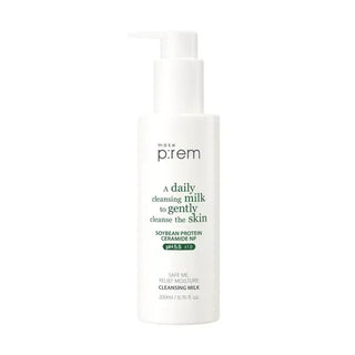Make P:rem - Soybean Protein Ceramide NP Cleansing Milk 200ml - Koreabe