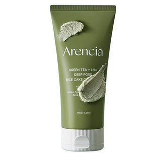 Arencia - Green Tea + LHA Deep Pore Rice Cake Cleanser 150g - Koreabe