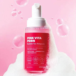 Omitted - Pink Vita PDRN Bubble Tox Ampoule 90ml - Koreabe