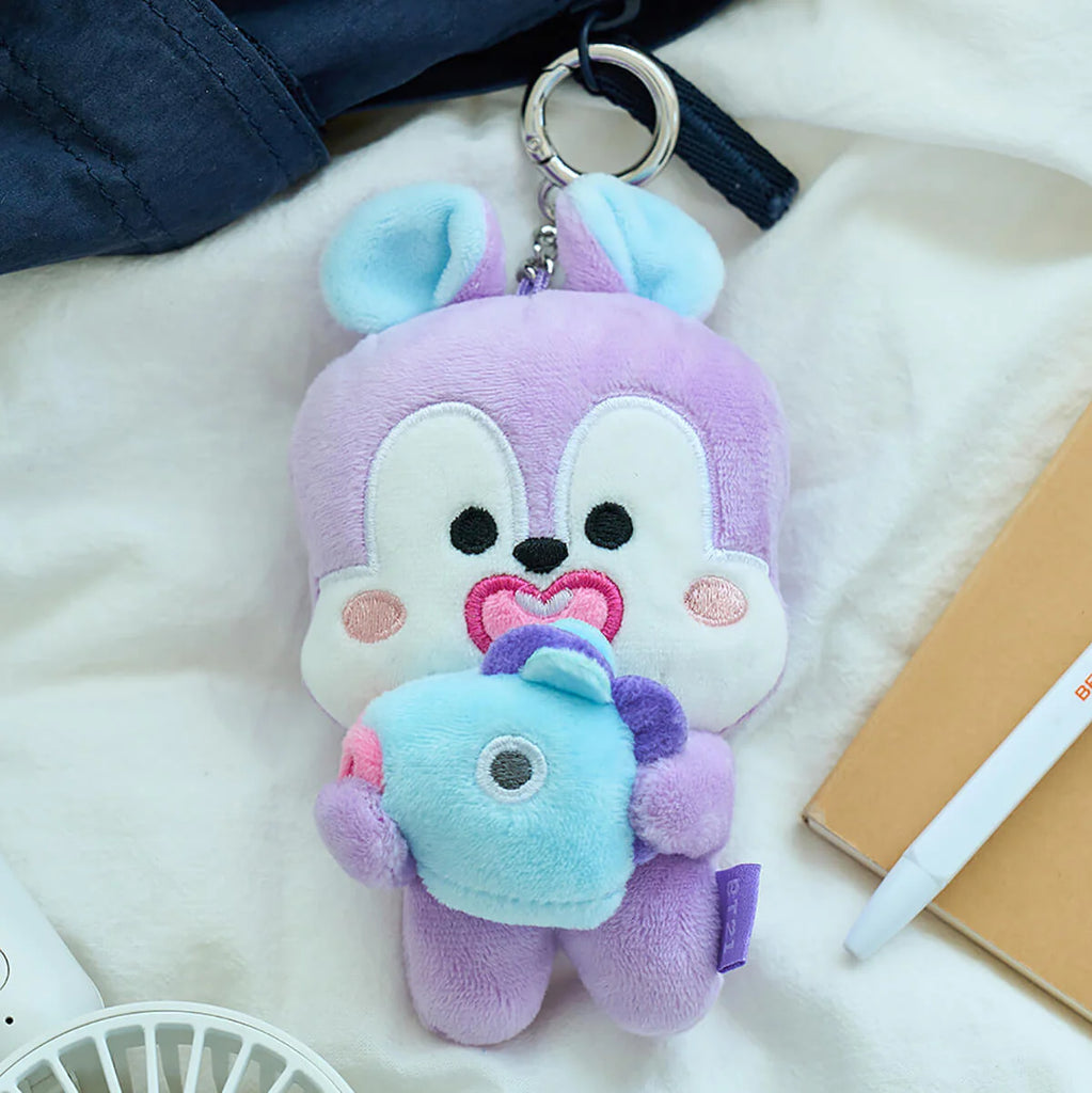 BT21 - MANG Llavero Muñeca Pequeña Básica Máscara Mang