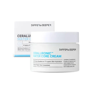 Differ & Deeper - Ceraluronic Water Core Cream 50ml