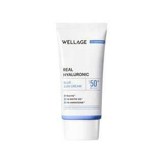 Wellage - Real Hyaluronic Blue Sun Cream SPF50+ PA++++ 50ml