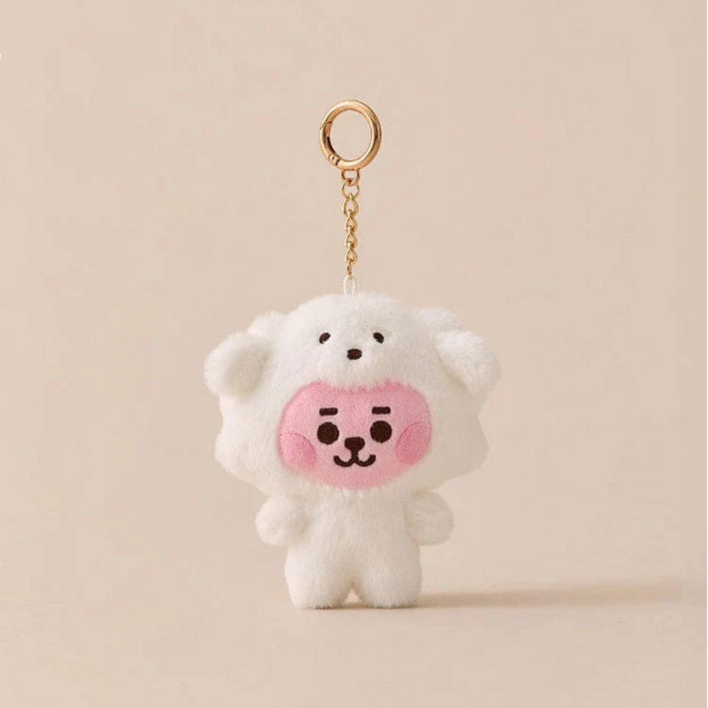 BT21 - COOKY Baby Fluffy Doll Keyring