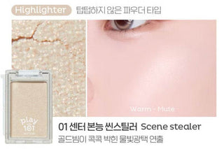 Play 101 by Etude Multi Blending Piece Highlighter - 4 Color - Koreabe