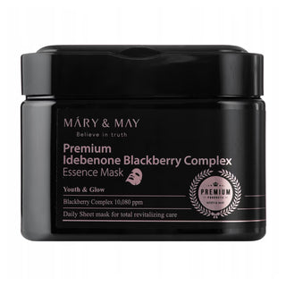 Mary & May - Premium Idebenone Blackberry Complex Mask 30ea