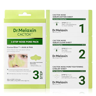 Dr Melaxin - Cactox 3 Step Nose Pore Pack