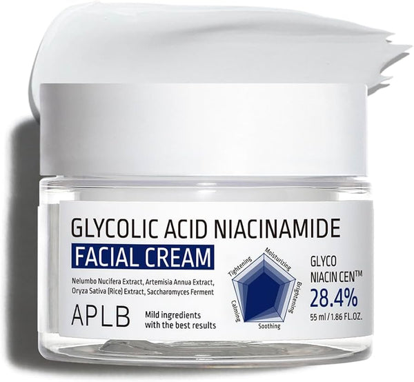 APLB - Glycolic Acid Niacinamide Facial Cream 55ml