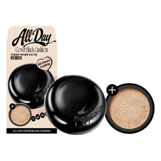 Fwee - All Day Cover Black Cushion SPF40 PA++ Base + Refill