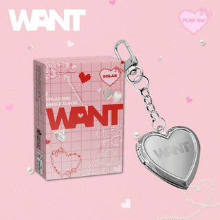 Solar 2nd Single Album [WANT] (PLVE Ver.) - Koreabe