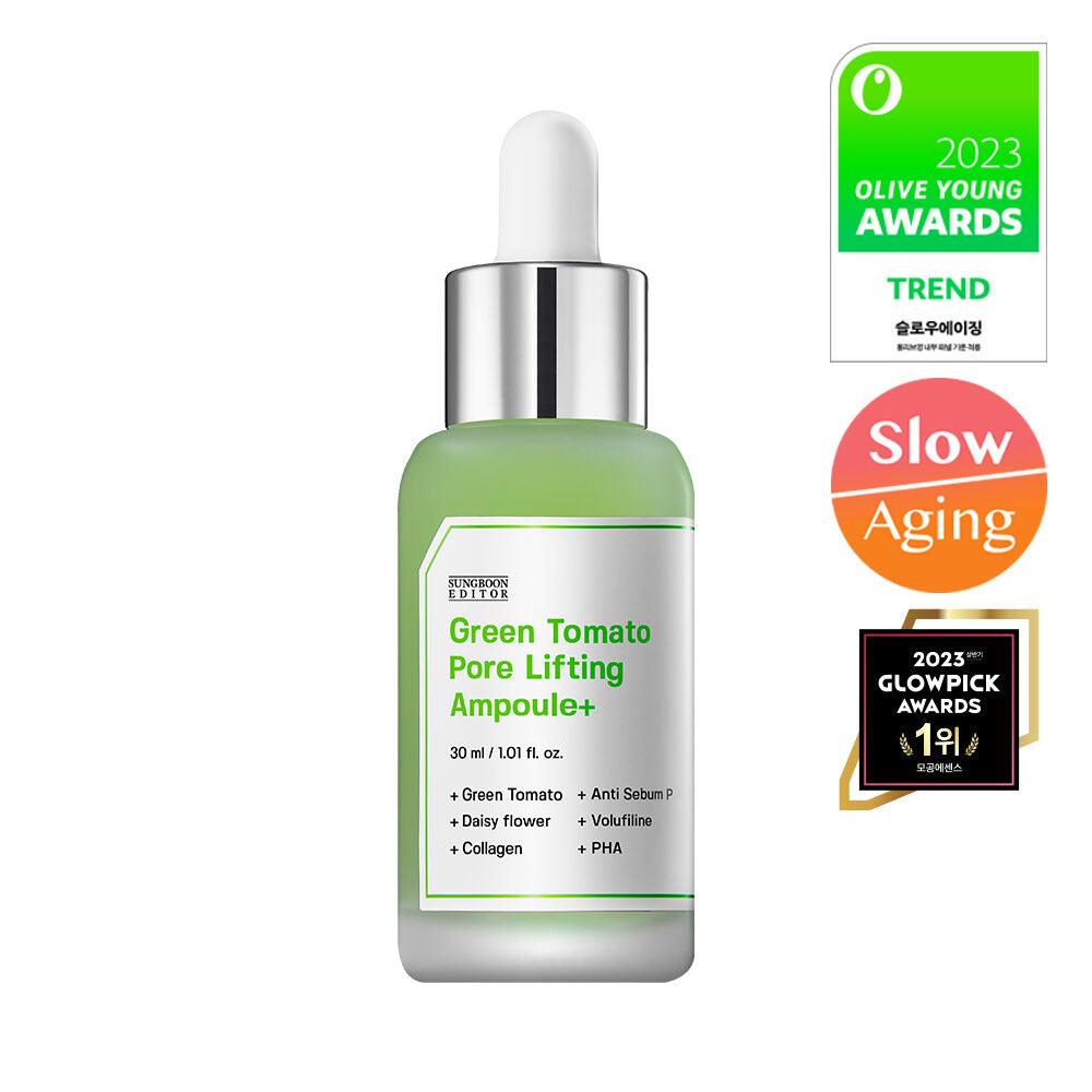 Sungboon Editor - Green Tomato Pore Lifting Ampoule+ 30ml x 2