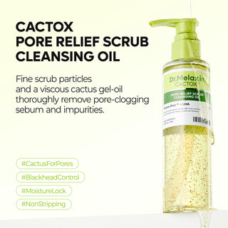Dr Melaxin - Cactox Pore Relief Scrub Cleansing Oil 140ml
