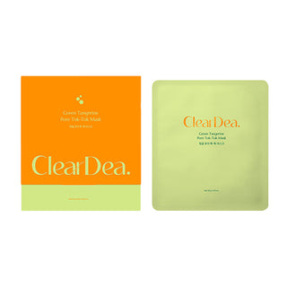 Cleardea - Green Tangerine Pore Tok Tok Mask 4ea