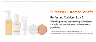 Sulwhasoo - Perfecting Cushion SPF50+ PA+++ (Main 15ml + Refill 15ml)