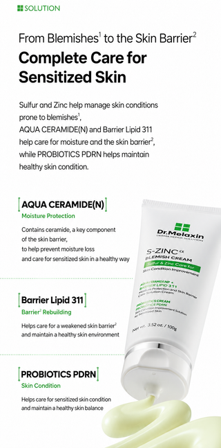 Dr Melaxin - S Zinc Blemish Cream 100ml