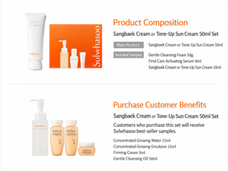 Sulwhasoo - UV Daily Essential Sunscreen 50ml Set
