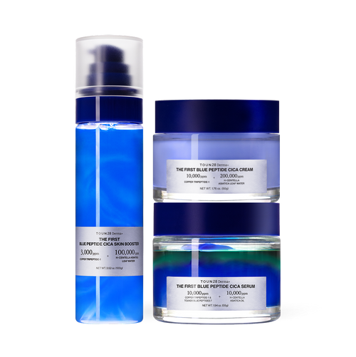 Toun28 - The First Blue Peptide Cica Set (Skin Booster + Cream + Serum)