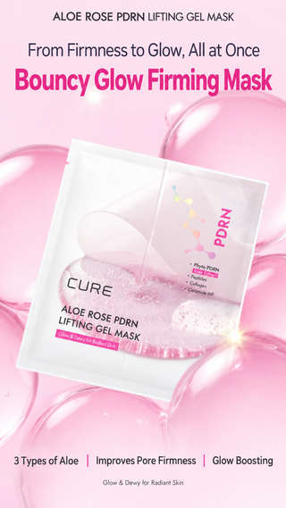 Cure - Aloe Rose PDRN Lifting Gel Mask 5ea