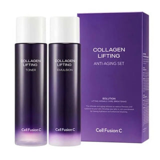 Cell Fusion C - Collagen Lifting Anti-Aging Set (Toner 150ml + Essence 150ml)