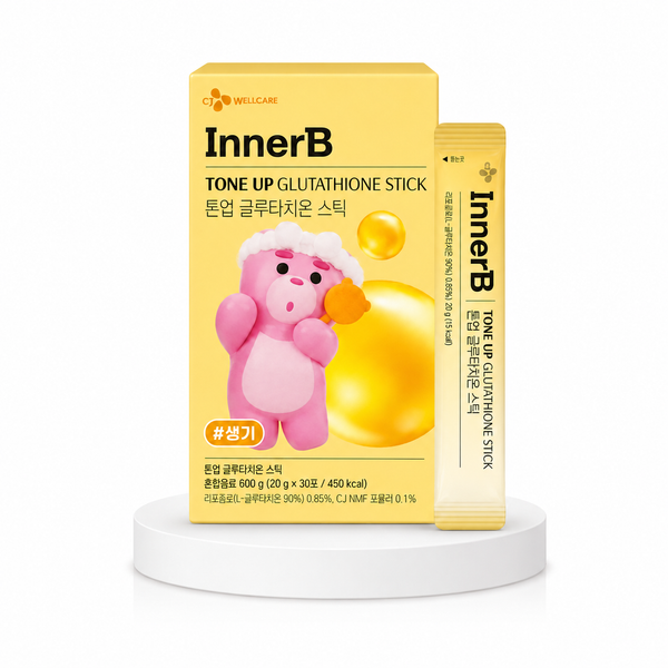 [BELLYGOM Edition] CJ innerb Tone Up Glutathione Stick 30 Sticks (1-month supply) (+Sticker)