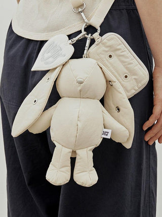 NJ - X Coller Rabbit Pouch White - Koreabe