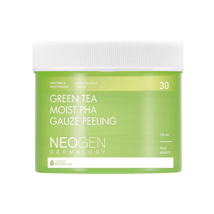 Neogen - Green Tea Moist PHA Gauze Peeling 30ea