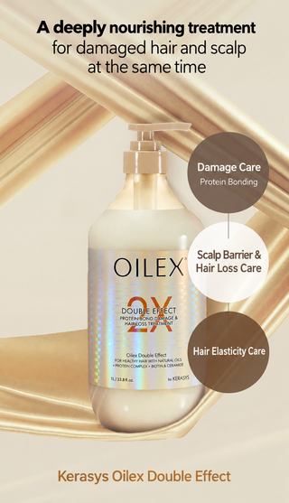 Kerasys - Oilex Double Effect Protein Bond Anti Hair Loss Treatment 1000ml