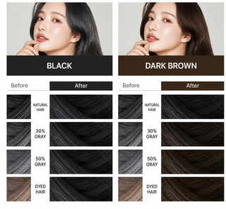 Jsoop - Professional Gray Cover Up Hair Dye Dark Brown 225ml - 4 Colors