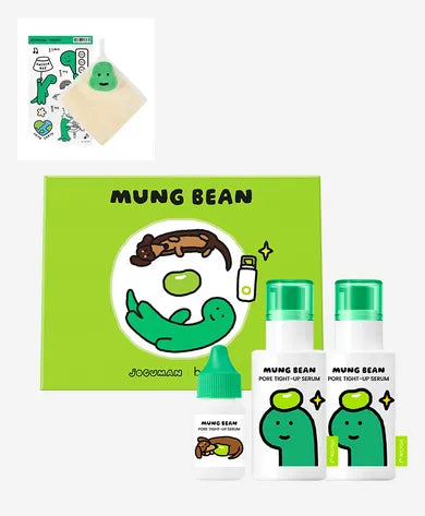 Beplain - Mungbean Pore Tight Up Serum 75ml + Handtowel + Sticker (Joguman)