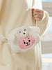 BT21 - COOKY Baby Fluffy Face Doll Crossbag