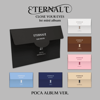 [ETERNALT] CLOSE YOUR EYES The 1st Mini Album (POCA ALBUM) (Random Ver) - Koreabe