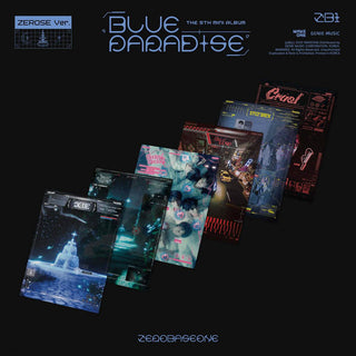 Zerobaseone - Mini Album 5th : Blue Paradise (Zerose Ver) (6 Set) - Koreabe