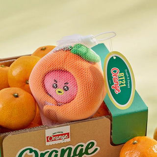 BT21 - TATA Baby Orange Party Doll Keyring